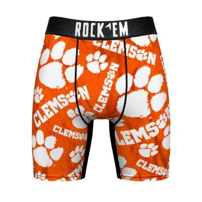 Clemson All Over Print Boxer Brief