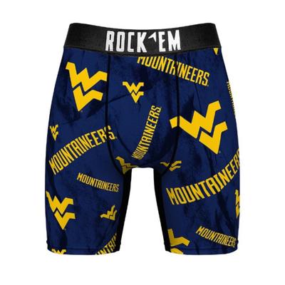West Virginia All Over Print Boxer Brief