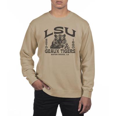 LSU Uscape Wild Pigment Dye Crew Sweatshirt