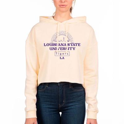 LSU Uscape Old School Cropped Hoodie
