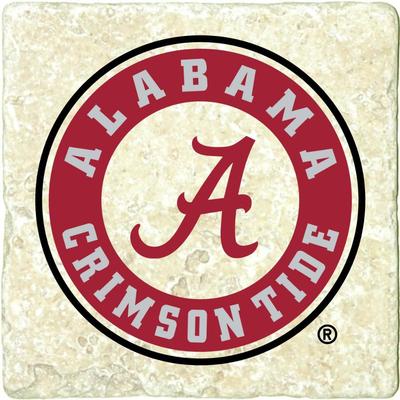 Alabama Circle Logo Coaster