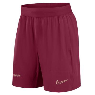 Florida State Nike Dri-Fit Woven Sideline Shorts MAROON