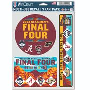  Alabama Wincraft Final Four 3- Pack Decals