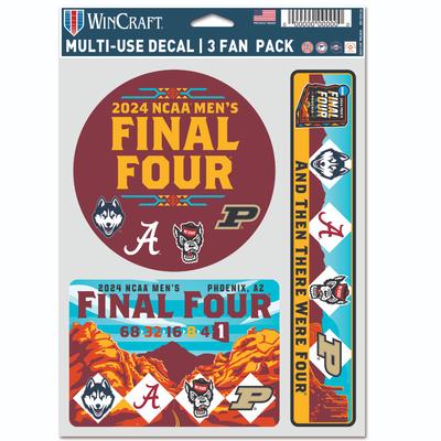 Alabama Wincraft Final Four 3-Pack Decals