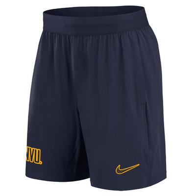 West Virginia Nike Dri-Fit Woven Sideline Shorts