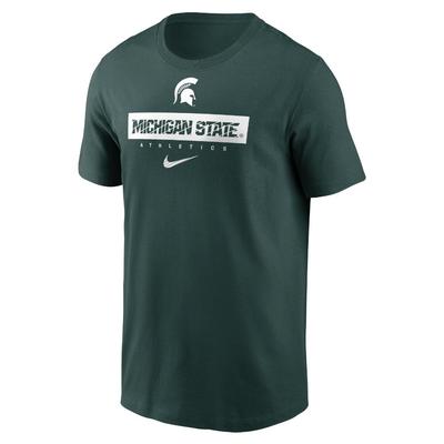 Michigan State Nike Dri-Fit Sideline Team Issue Tee