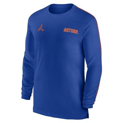 Florida Jordan Brand Dri-Fit Sideline UV Coach Long Sleeve Top
