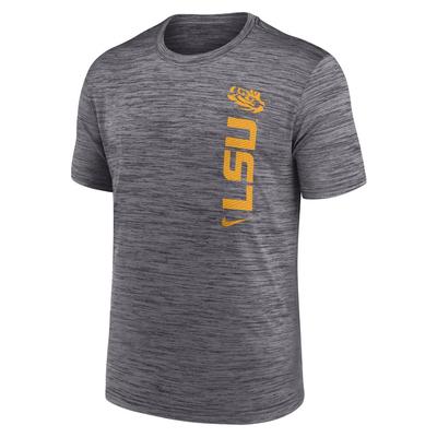 LSU Nike Dri-Fit Sideline Velocity Tee DK_GREY_HTHR