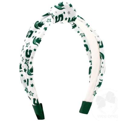 Michigan State Weeones Knotted Wrap Headband