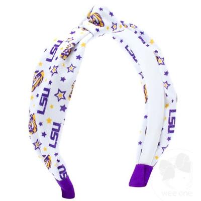 LSU Weeones Knotted Wrap Headband