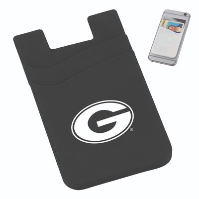 Georgia Dual Pocket Silicone Phone Wallet BLACK