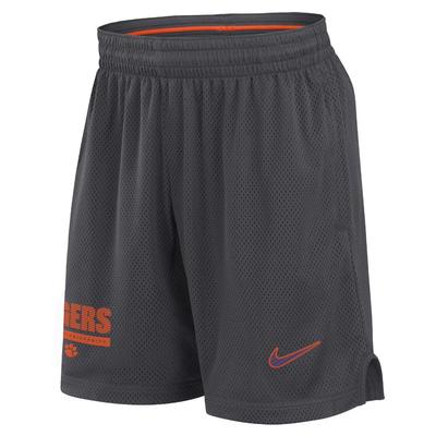 Clemson Nike Dri-fit Sideline Mesh Shorts