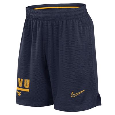 West Virginia Nike Dri-fit Sideline Mesh Shorts