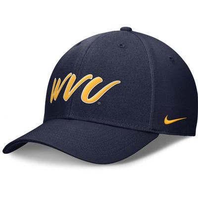 West Virginia Nike Club Adjustable Strap Cotton Cap