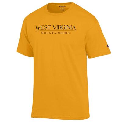 West Virginia Champion Women's Straight Wordmark Tee