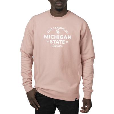 Michigan State Uscape Banner Heavyweight Crew Sweatshirt