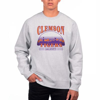 Clemson Uscape Stars Heavyweight Crew Sweatshirt