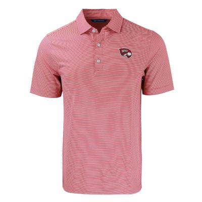 Western Kentucky Vault Cutter & Buck Eco Forge Double Stripe Polo