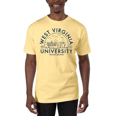 West Virginia Uscape Voyager Garment Dye Short Sleeve Tee Shirt