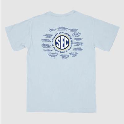 SEC Baseball in the South Comfort Colors Pocket Tee