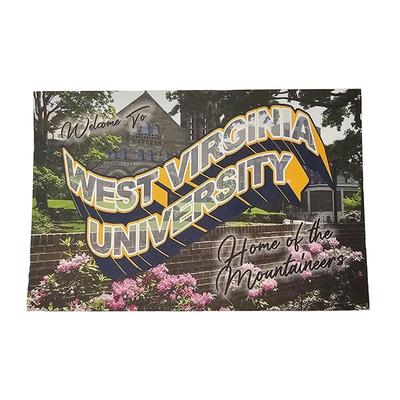 West Virginia University Postcard