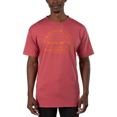 Virginia Tech Uscape Voyager Garment Dye Tee Shirt