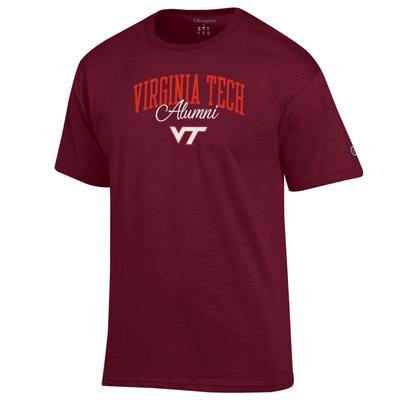 Virginia Tech Champion Arch Alumni Script Tee