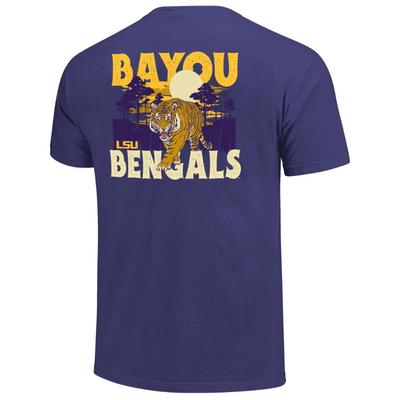 LSU Bayou Bengals Worn Comfort Colors Tee