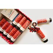  Red And Black 10- Pack Confetti Poppers