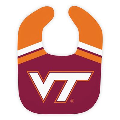 Virginia Tech Wee Ones Jersey Soft Bib