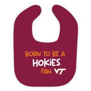 Virginia Tech Wee Ones Little Fan Soft Bib