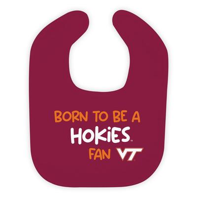 Virginia Tech Wee Ones Little Fan Soft Bib