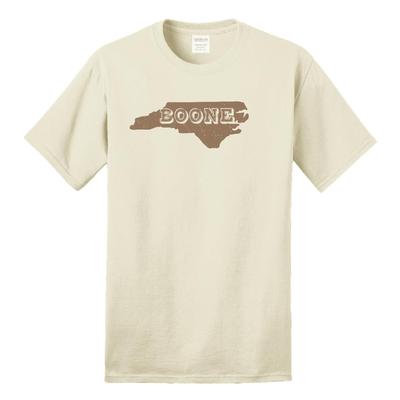 Boone Wood Carved State Tee