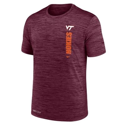 Virginia Tech Nike Dri-Fit Velocity Team Issue Tee