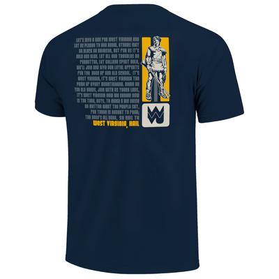 West Virginia Image One Retro Fight Song Comfort Colors Tee