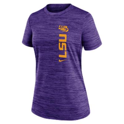 LSU Nike Women's Dri-Fit Team Issue Velocity Crew