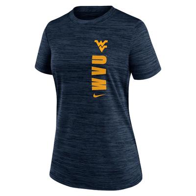 West Virginia Nike Women's Dri-Fit Team Issue Velocity Crew