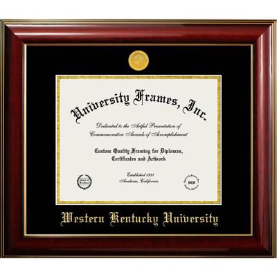 Western Kentucky Classic with Medallion Double Mat Diploma Frame