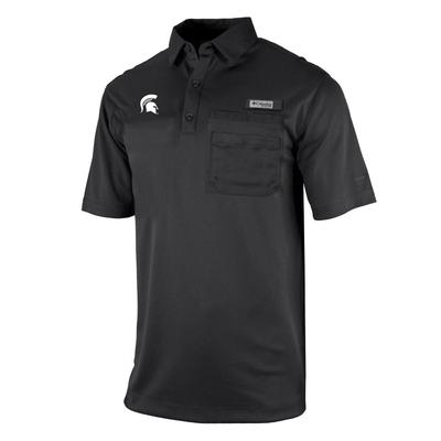 Michigan State Columbia Flycaster Pocket Polo