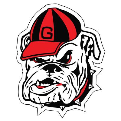 Georgia Magnet Bulldog Logo 12