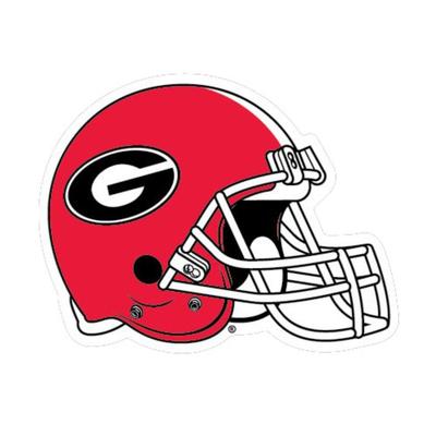 Georgia Magnet Football Helmet 3