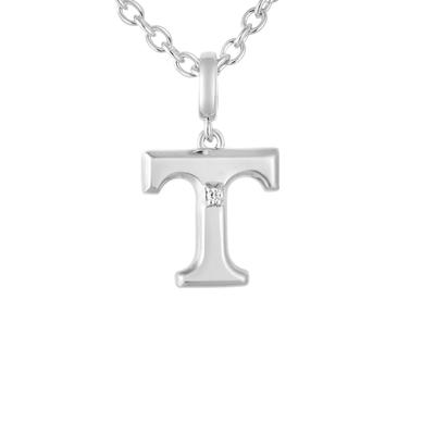 Tennessee Silver Diamond Accent Pendant with Chain