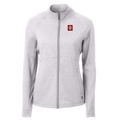 Indiana Cutter & Buck Women's Adapt Eco Knit Heather Recycled Full Zip