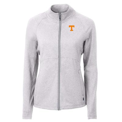 Tennessee Cutter & Buck Women's Adapt Eco Knit Heather Recycled Full Zip