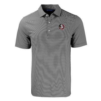 Florida State Cutter & Buck Forge Eco Double Stripe Stretch Recycled Polo