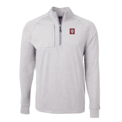 Indiana Cutter & Buck Adapt Eco Knit Heather 1/4 Zip Pullover