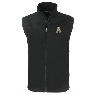 App State Cutter & Buck Charter Eco Recycled Full Zip Vest
