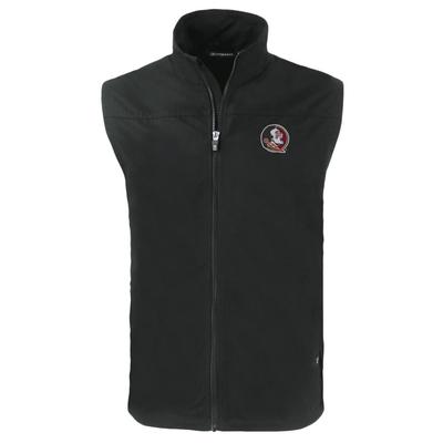 Florida State Cutter & Buck Charter Eco Recycled Full Zip Vest