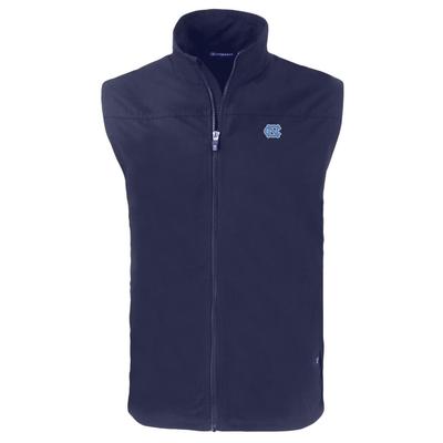 UNC Cutter & Buck Charter Eco Recycled Full Zip Vest