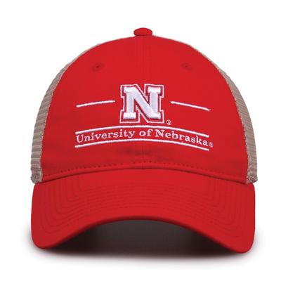 Nebraska The Game Split Bar Soft Trucker Hat